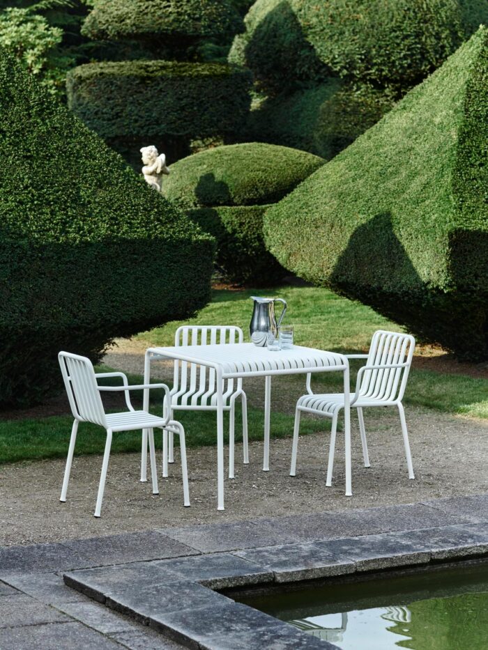 Palissade cover-for Table L82,5 x W90 x H75 incl. 2 pcs. Dining Armchair - Bilde 2